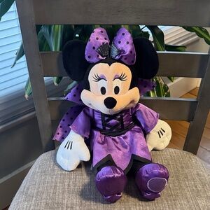 Disney Minnie Mouse Vampire Plush purple dress
